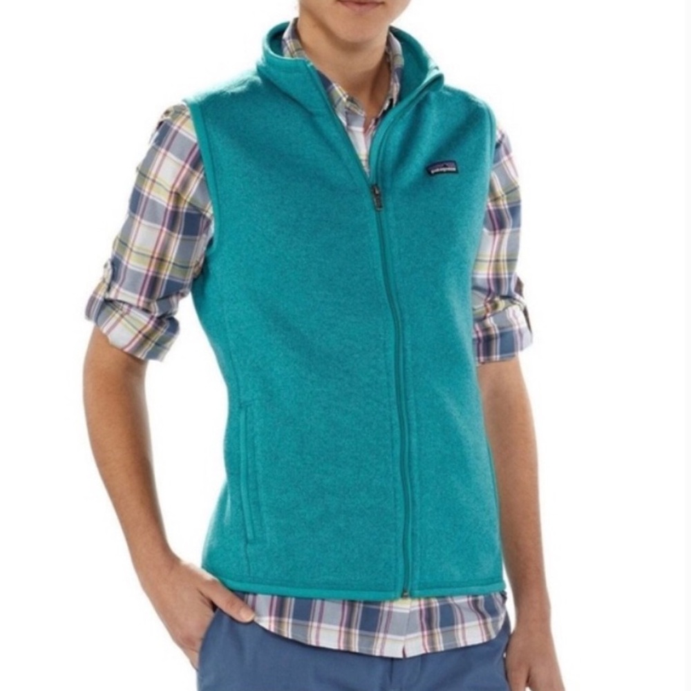 Patagonia Women’s better sweater vest in teal